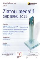 Zlatá medaile SHK Brno 2011