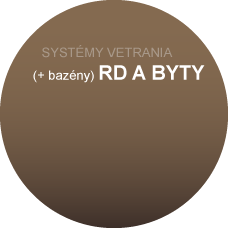 Systémy větrání RD, bytů a bazénů